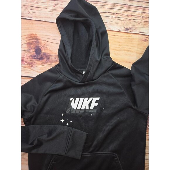 Nike Therma-Fit Polyester Kids Black Hoodie Large - Picture 5 of 8